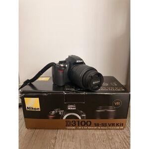 Nikon D3100 Digital SLR Camera with 18-55mm VR Len Kit With Box And Charger